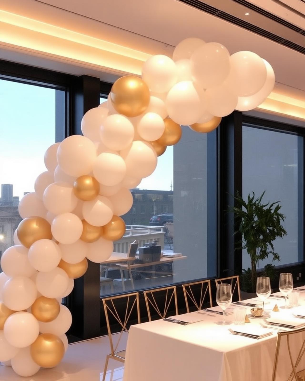 Balloon styling installation