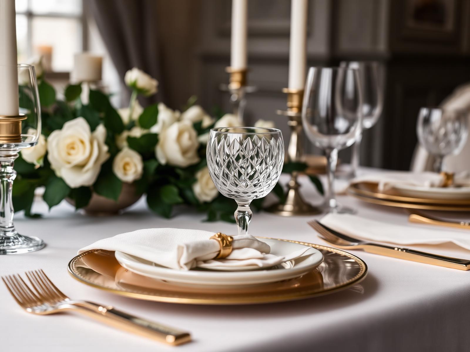 Wedding tablescape